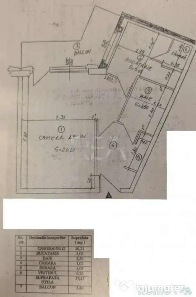 Studio Lacul Tei decomandat,inst. schimb.,et. 3,an 1976,reno