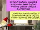 Servicii de traducere online fara autorizare