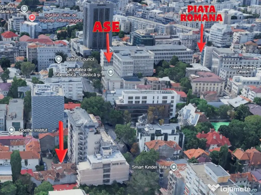 PIATA ROMANA - Calea Dorobanti, ASE | Vila - Spatiu Comer...