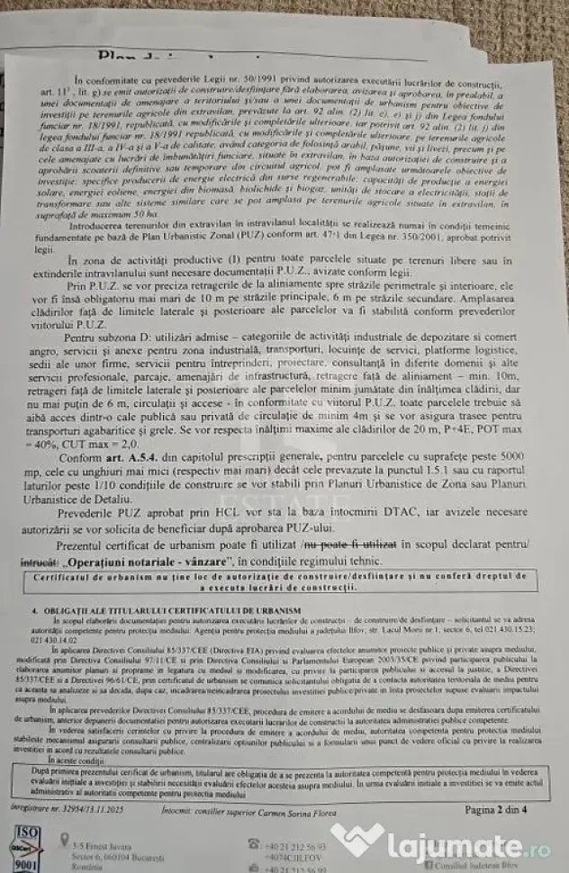 Teren Intravilan 13848 mp deschidere la A1 zona Carrefour...