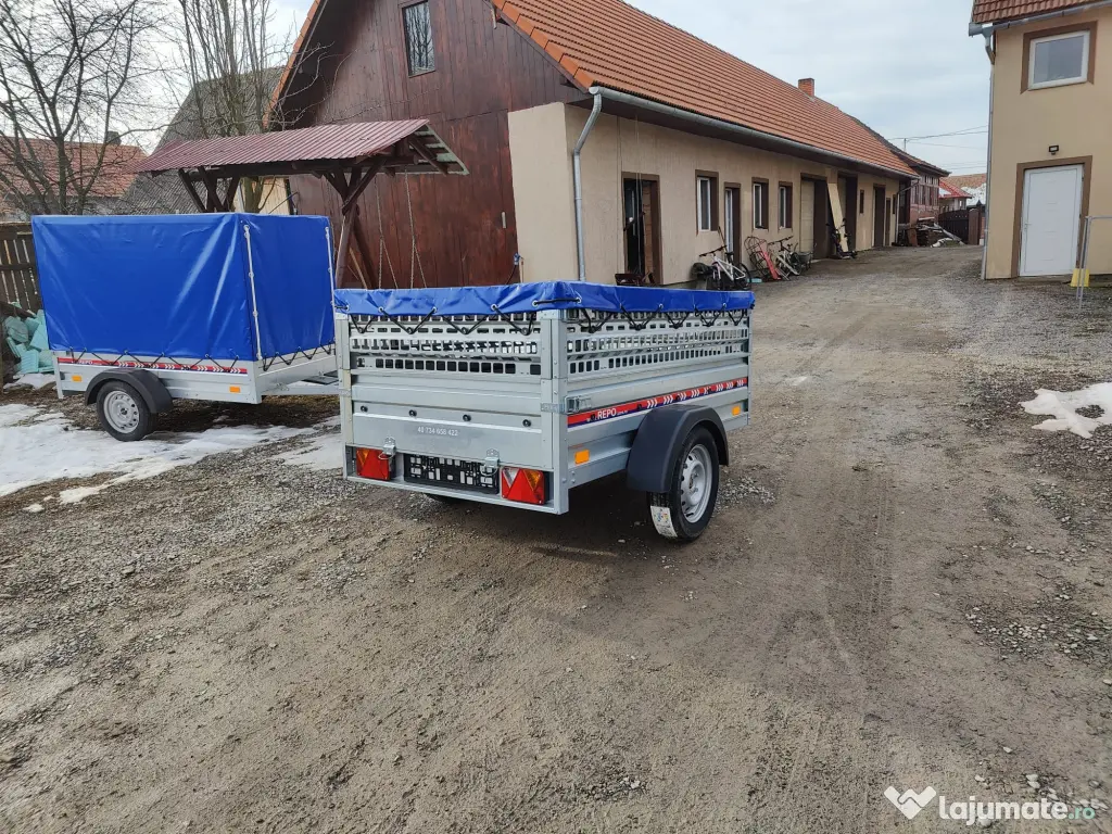 Remorca auto 750 kg, 115x205x130cm