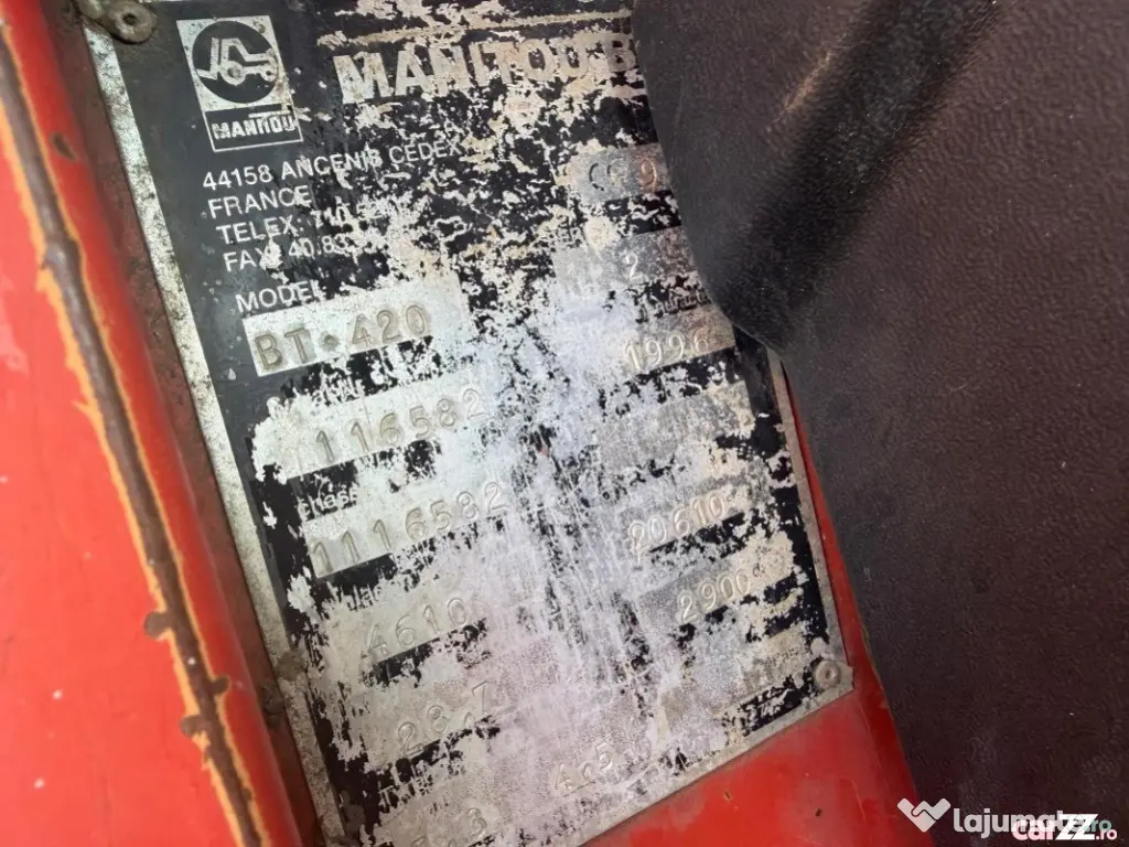 Dezmembrez incarcator Manitou BT 420 Buggiscopic