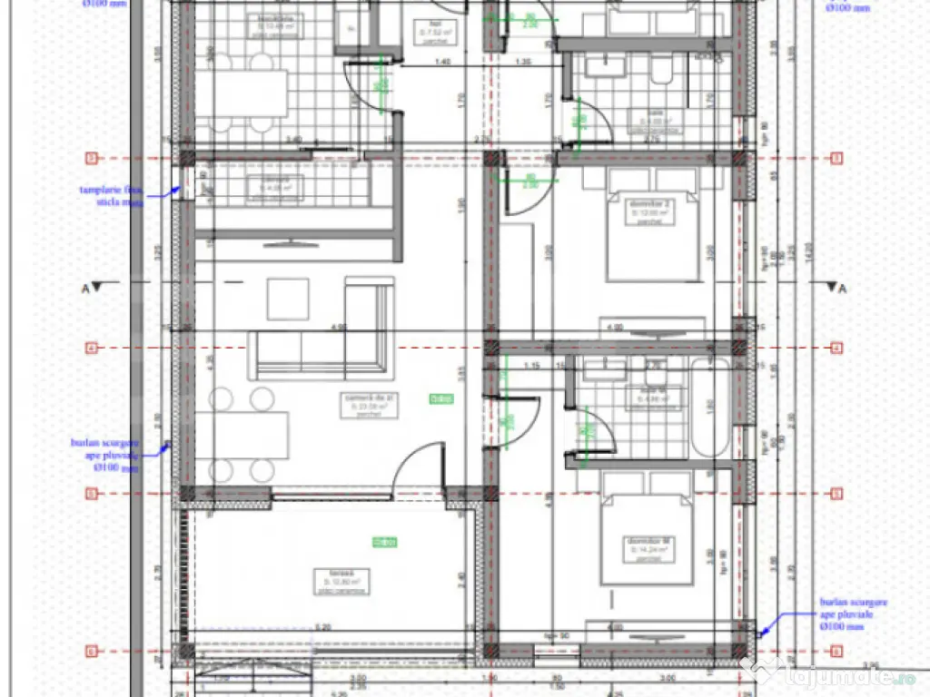 Casa individuala 4 camere de vanzare, 105 mp, zona Micesti