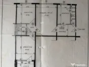 Metrou 1 Decembrie 1918, 3 cam, et. 2/4,loc de parcare,bloc reabilitat 