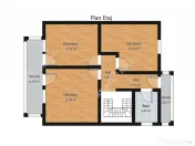 Casa pe 2 nivele 4 camere decomadate 2 bai zona Arhitectilor 