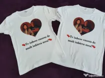 Tricouri personalizate cu poza si text