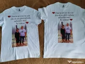 Tricouri personalizate cu poza si text 