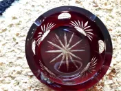 Scrumiera rubin rosu 