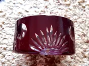 Scrumiera rubin rosu 