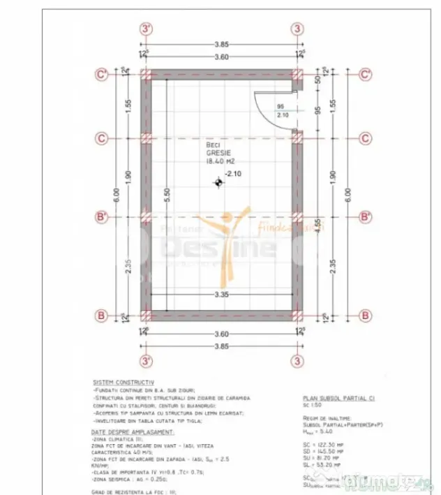 VALEA ADANCA, CASA PLAN PARTER, 101 MP TOTALI, 174.990 EURO