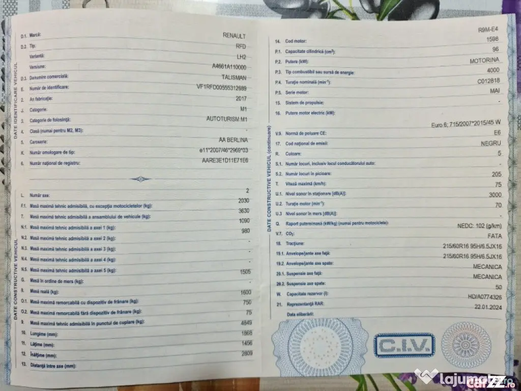 Renault Talisman 1.6 dci 2017
