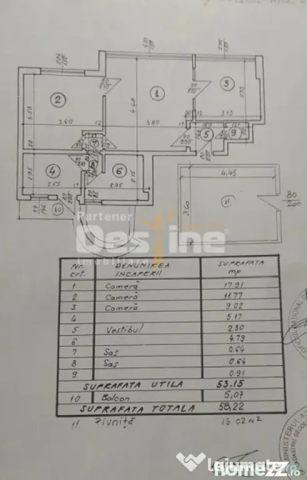 Tineretului | 3 camere | et 2 | 58mp + boxa | 125.000 euro