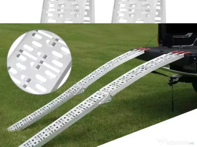 2x Rampa aluminiu pliabila pentru atv sau motocicleta