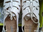 Sandale dama crem