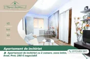 Apartament de închiriat cu 2 camere, zona Intim, Arad 