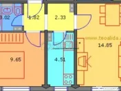 Nitu Vasile - Bd Brancoveanu 2 camere decomandat 