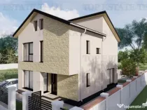 Vila moderna, individuala cu 4 camere , 3 bai , Living , te