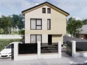 Vila moderna, individuala cu 4 camere , 3 bai , Living , te 