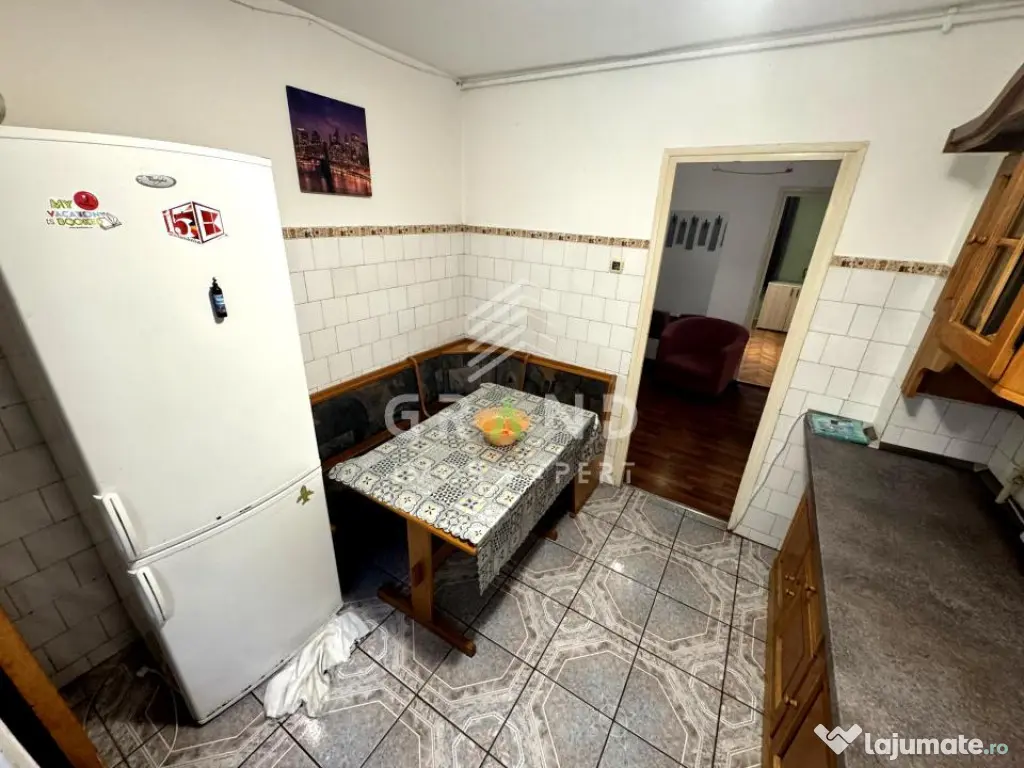 3 camere decomandate | 72 mp | Balcon | Etaj 1 | Manastur |