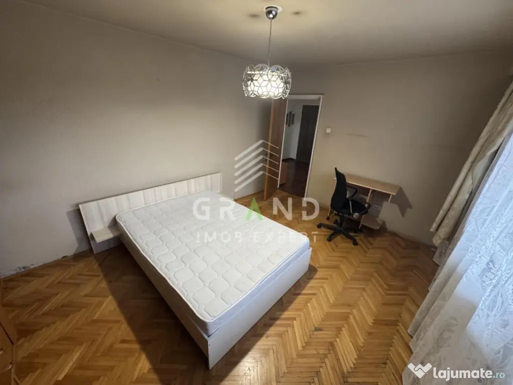 3 camere decomandate | 72 mp | Balcon | Etaj 1 | Manastur |