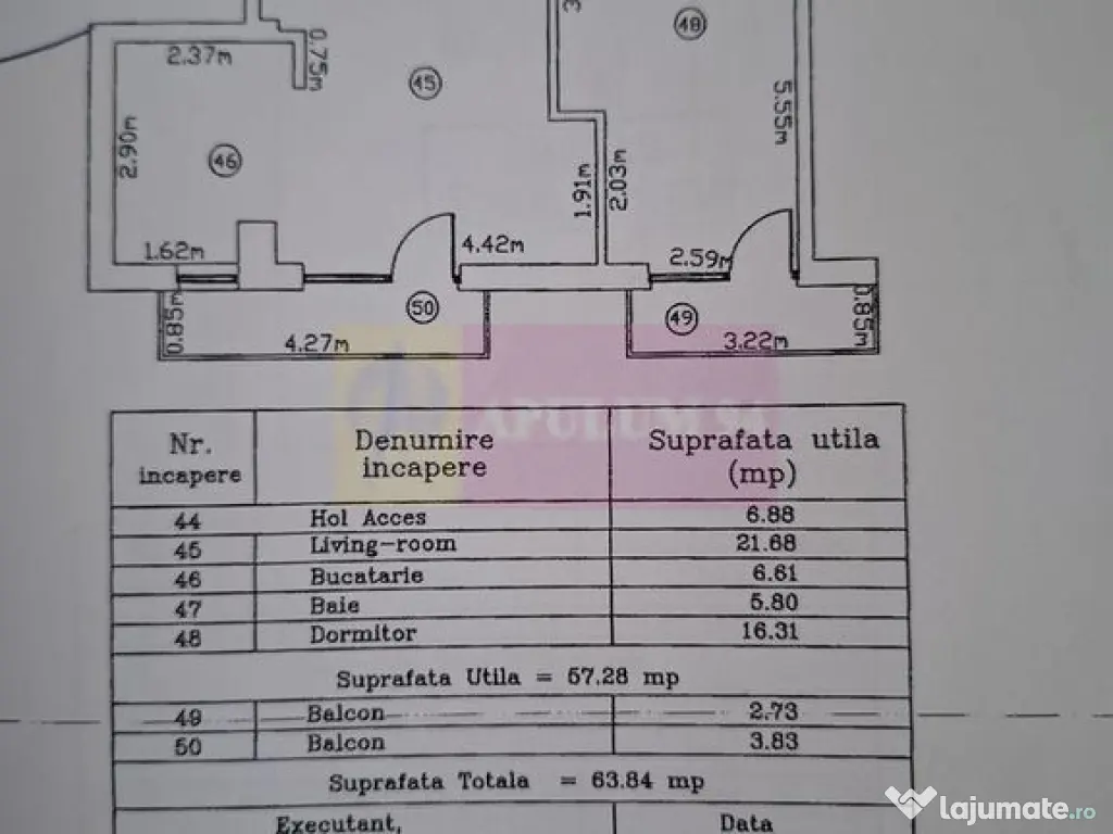 Apartament 2 Camere - Timisoara - Valea Larga - Bloc nou