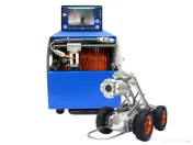 Robot inspecție canalizare profesional 200–3500 mm Cam. PAN/TILT HD+300 m cablu 