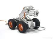 Robot inspecție canalizare profesional 200–3500 mm Cam. PAN/TILT HD+300 m cablu 