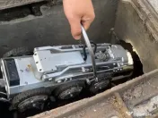 Robot inspecție canalizare profesional 200–3500 mm Cam. PAN/TILT HD+300 m cablu 