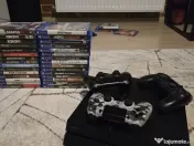 PlayStation 4 cu 1TB cu 3 manete si 30 cd Jocuri originale 