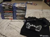 PlayStation 4 cu 1TB cu 3 manete si 30 cd Jocuri originale 