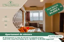 Apartament cu o camera si nisa de dormit, zona Uta, Arad