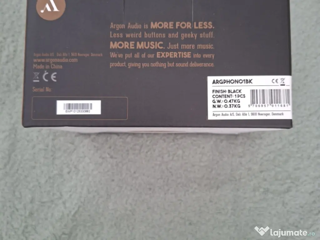 Preamplificator Argon Audio Phono 1