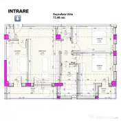 Apartament la cheie cu 3 camere 2 bai si 2 balcoane zona Pic 