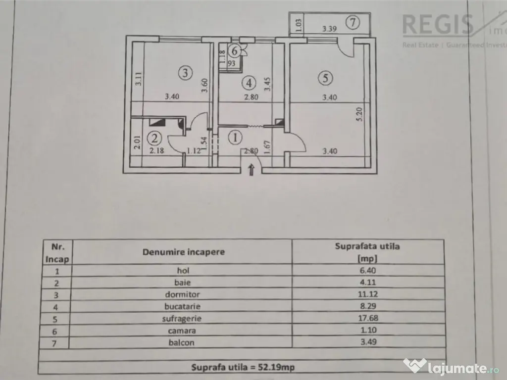 Apartament Doua Camere Craiter