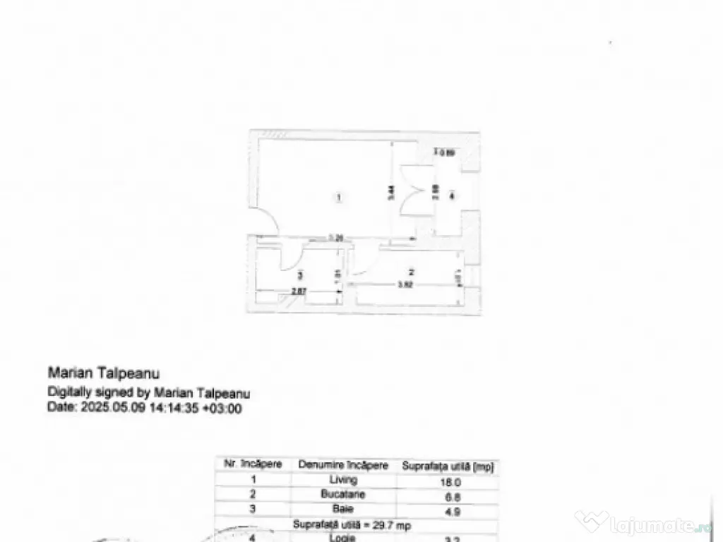 Garsoniera cu Parcare subterana vis-a-vis de Auchan Titan