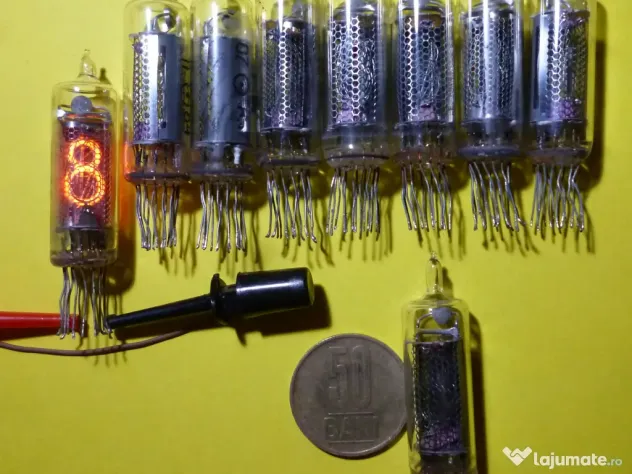 Lot tuburi Nixie vintage diverse proiecte DIY colecție ceasuri IN-14