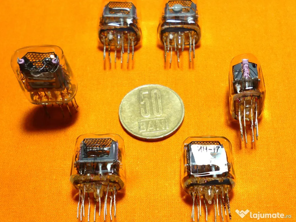 Lot tuburi Nixie vintage diverse proiecte DIY colecție ceasuri IN-14