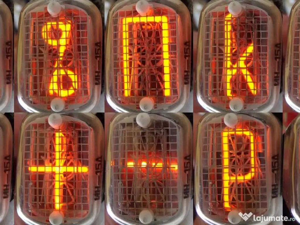 Lot tuburi Nixie vintage diverse proiecte DIY colecție ceasuri IN-14