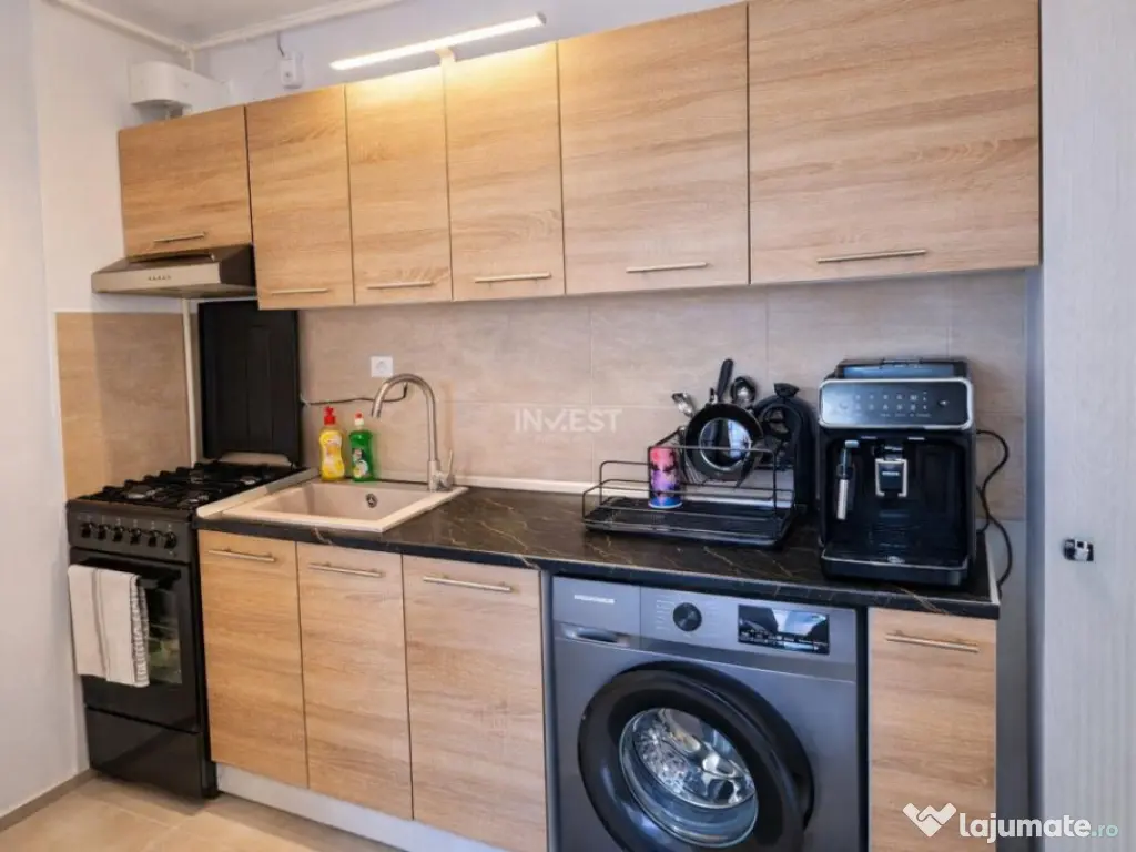 Apartament intabulat cu 2 camere mobilat și utilat în Buci