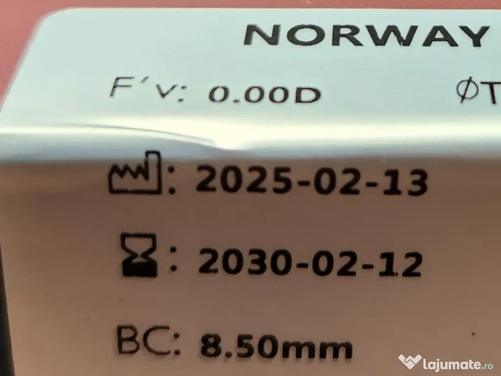 Lentile de contact colorate sigilate