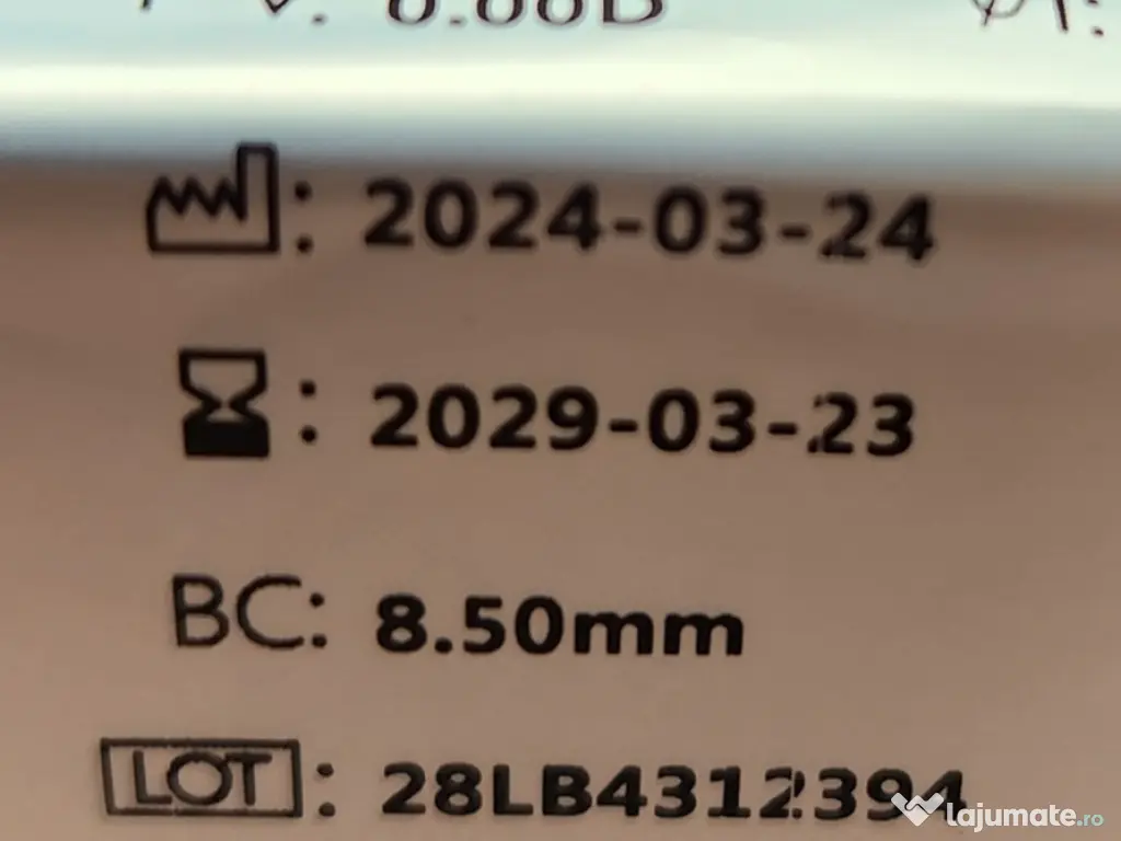 Lentile de contact colorate sigilate