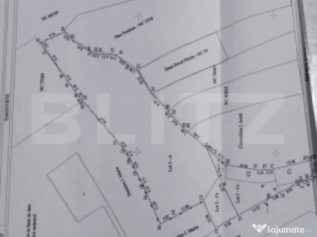 Teren intravilan, pozitie ideala pt constructii, 1763 mp, Ut