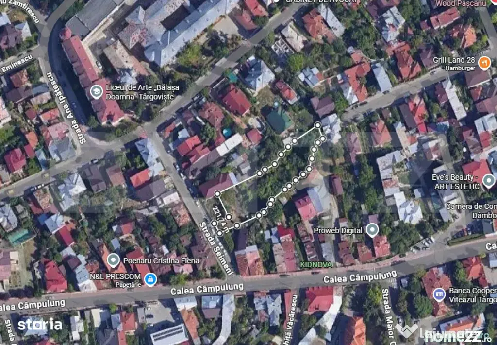 Teren intravilan, pozitie ideala pt constructii, 1763 mp, Ut - Targoviste (Dambovita)