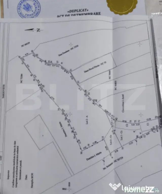 Teren intravilan, pozitie ideala pt constructii, 1763 mp, Ut - Targoviste (Dambovita)