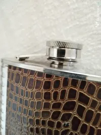 plosca whiskey oțel 200 ml 