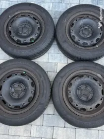 Set jante VW POLO cu cauciucuri DUNLOP 165/70/14!