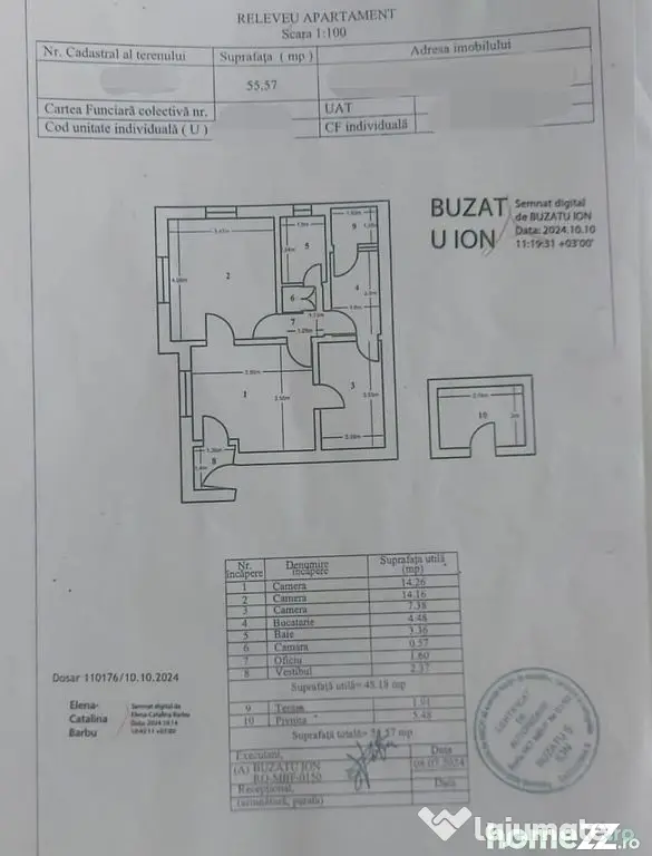 Apartament 2 camere Vasile Lucaciu, 55.57 mp — Negociabil - Bucuresti (Bucuresti-Ilfov)