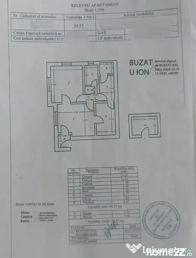 Apartament 2 camere Vasile Lucaciu, 55.57 mp — Negociabil - Bucuresti (Bucuresti-Ilfov)