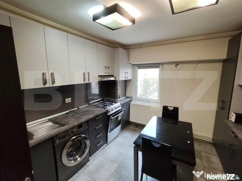Apartament 2 camere, 54 mp, mobilat - utilat, etaj 3/6, zona
