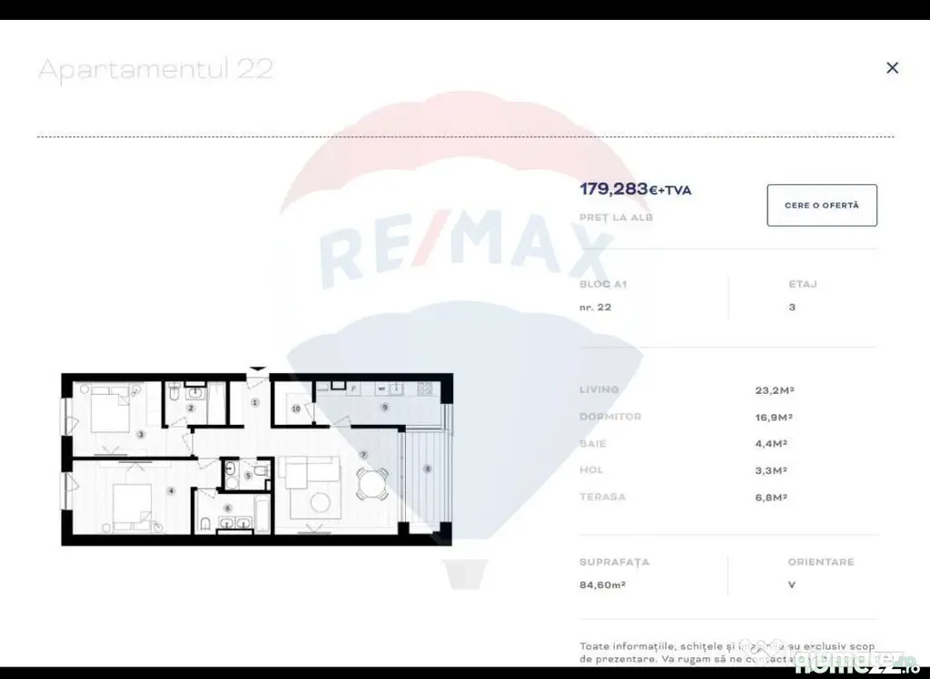 Apartament de vanzare